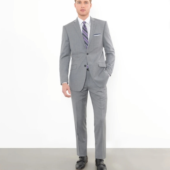 Lineage Grey 2 Piece Suit XSlim Fit